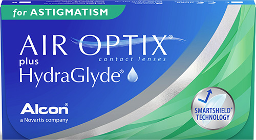 Image of Air Optix Plus Hydraglyde For Astigmatism 6 Pack