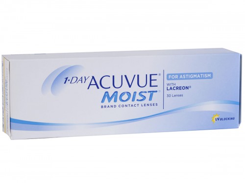 Image of 1 Day Acuvue Moist For Astigmatism 30 Pack
