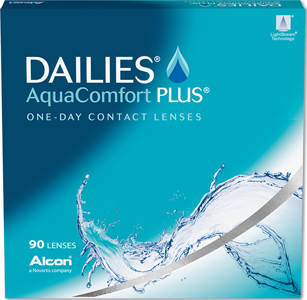 Image of Dailies Aquacomfort Plus 90 Pack