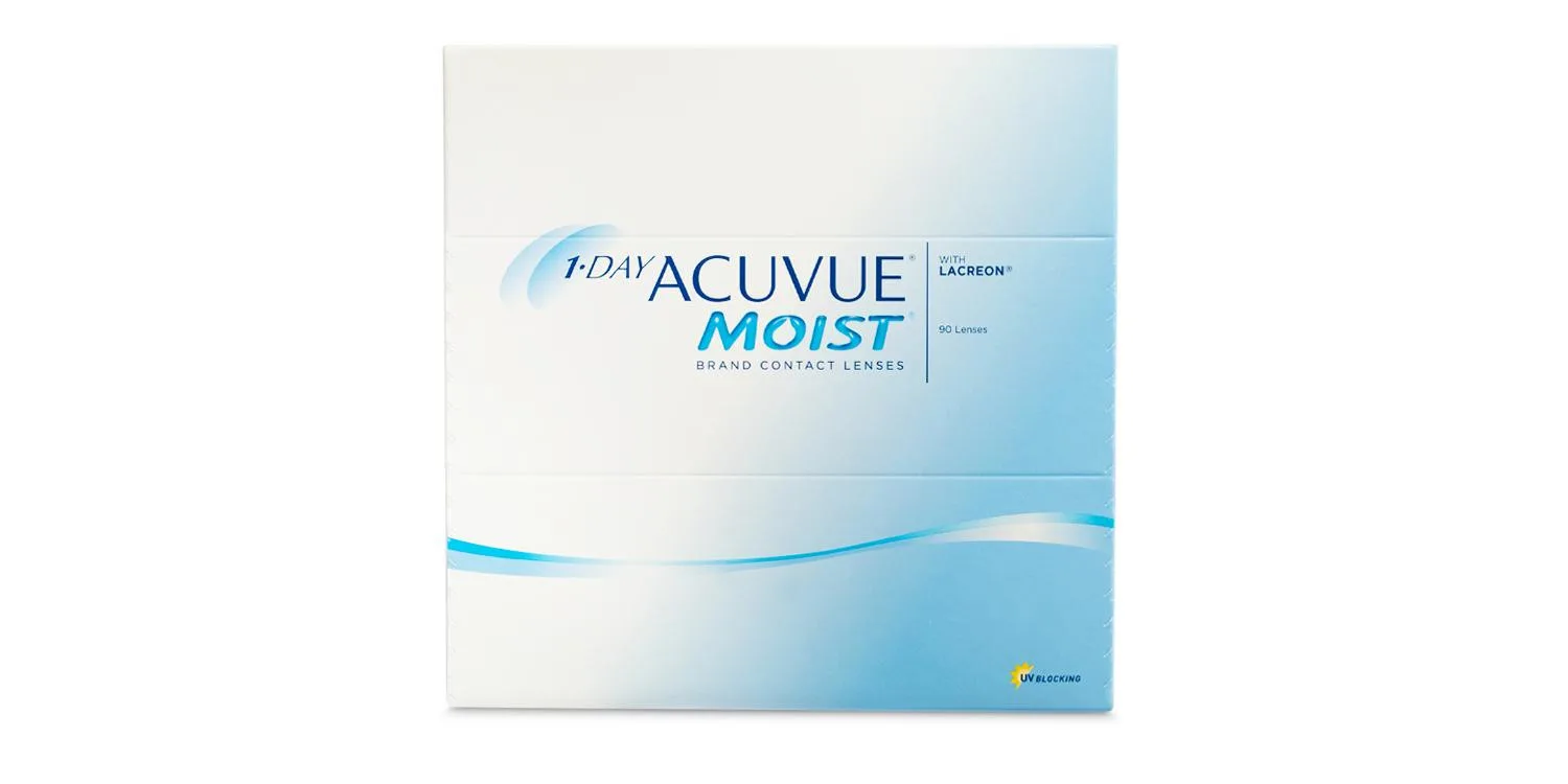 Image of 1 Day Acuvue Moist 90 Pack