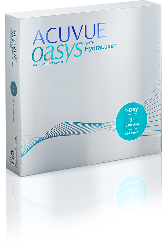 Image of Acuvue Oasys 1 Day With Hydraluxe 90 Pack